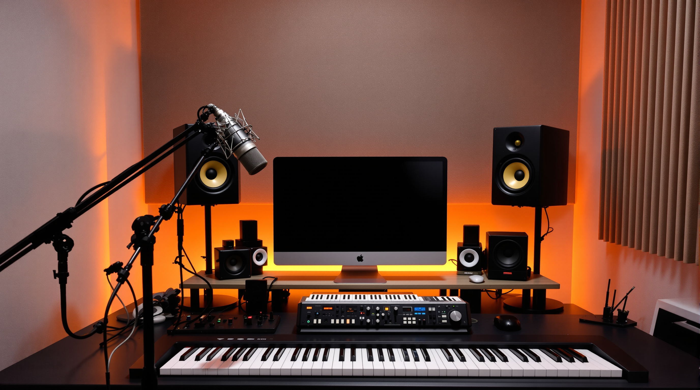 Home recording studio setup